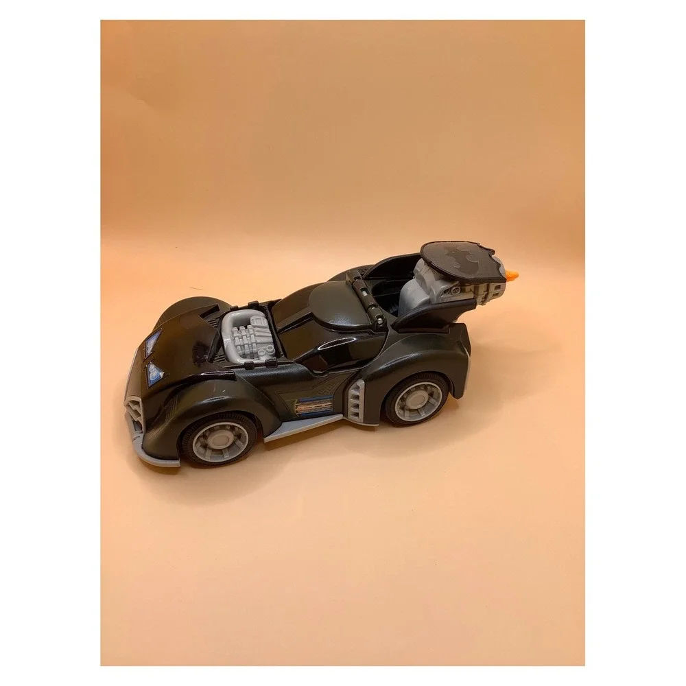 Mattel‎ Batman Batmobile Action Engine Vehicle Black Toy Car